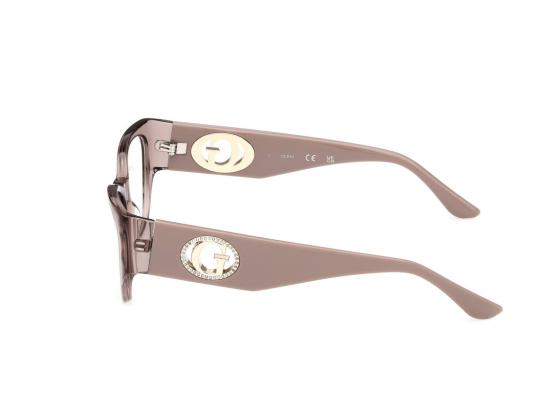 26SS 게스 안경 반투명 Gu50351 캣아이 아세테이트 안경 - GUESS