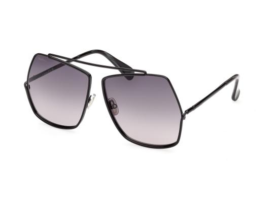 26SS 막스마라 선글라스 Mm0006 오버사이즈 기하학적 더블 브릿지 - MAX MARA