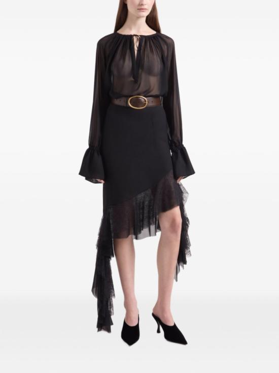 26FW 니나리찌 탑 26ACTO009 SE1417 U9000 Black - NINA RICCI