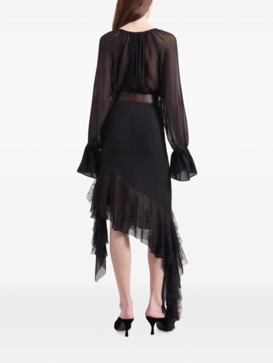 26FW 니나리찌 탑 26ACTO009 SE1417 U9000 Black - NINA RICCI
