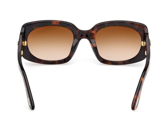 26SS 톰포드 선글라스 호피무늬 Ft1253 오버사이즈 스퀘어 아세테이트 - TOMFORD