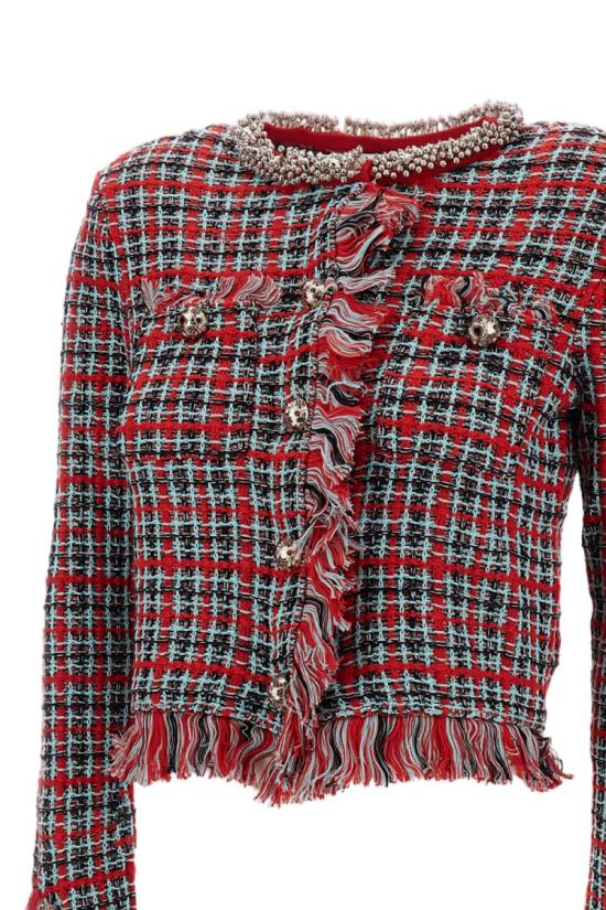 26FW 셀프 포트레이트 자켓 AW26146JRRED - SELF PORTRAIT