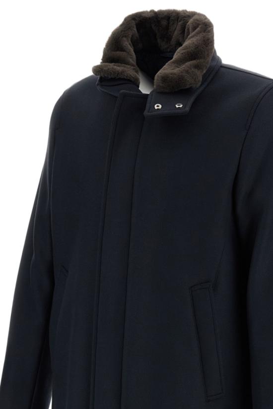 26FW 에르노 에코 울 라이트 포 퍼 코트 CA000214U333449200 Blue - HERNO
