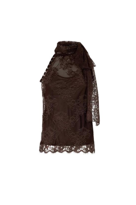 26FW 핑코 탑 8053177605563 Brown