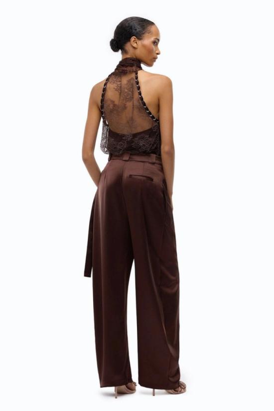26FW 핑코 탑 8053177605563 Brown - PINKO
