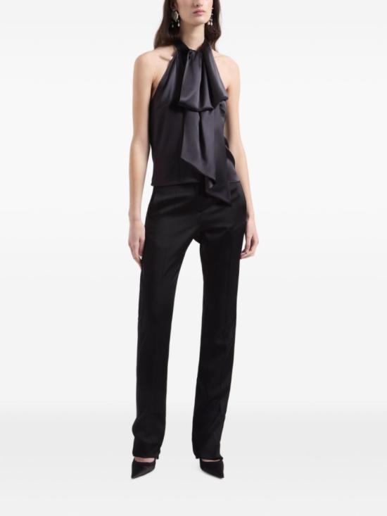 26FW 니나리찌 탑 26ACTO005 SE1415 U9000 Black - NINA RICCI