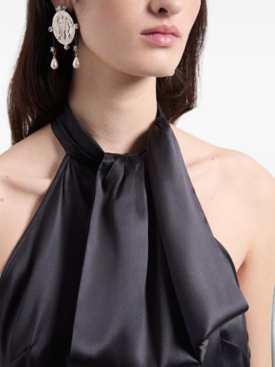 26FW 니나리찌 탑 26ACTO005 SE1415 U9000 Black - NINA RICCI