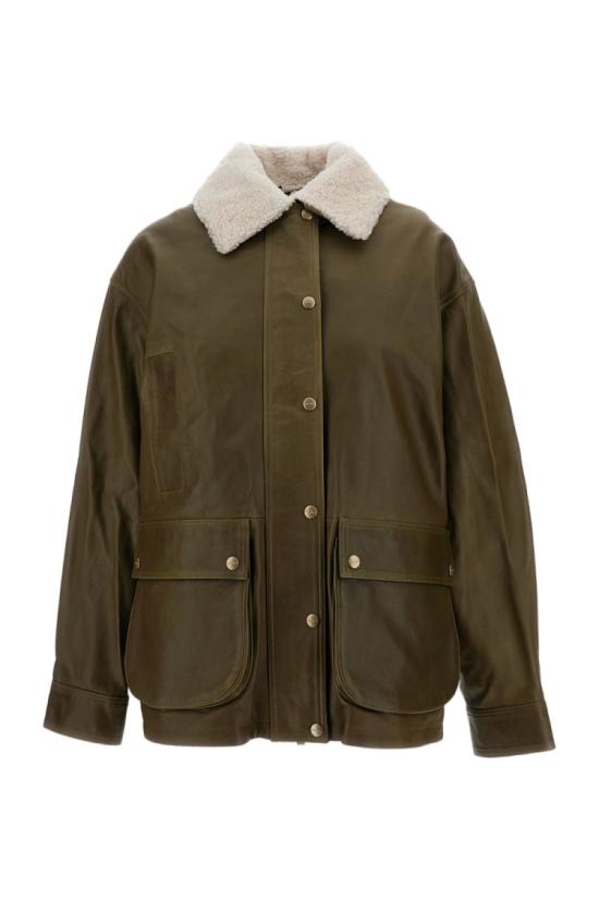 26FW 하프보이 코트 HF261WL017LT055309 Green