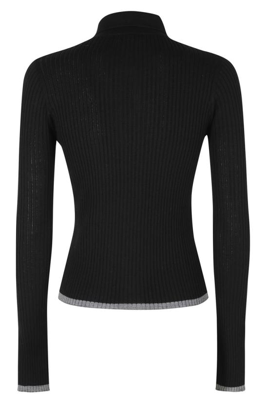 26FW 로베르토 콜리나 니트웨어 263FXB09205 099 Black - ROBERTO COLLINA