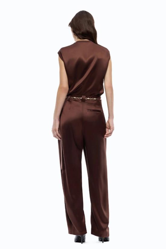 26FW 핑코 탑 8053177615371 Brown - PINKO