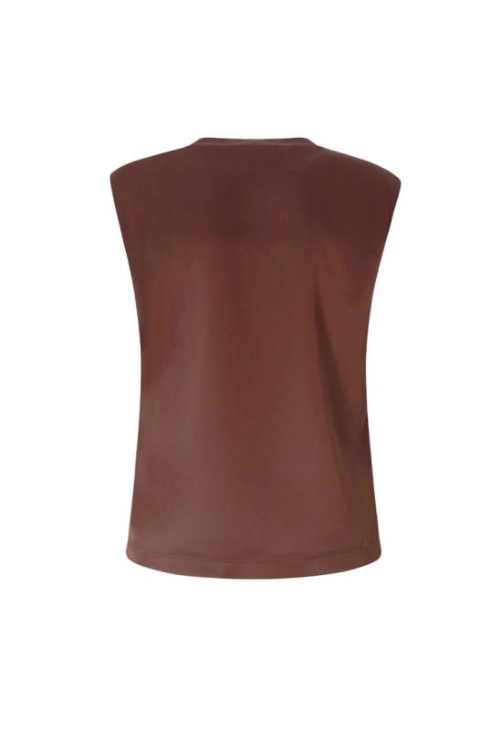 26FW 핑코 탑 8053177615371 Brown - PINKO