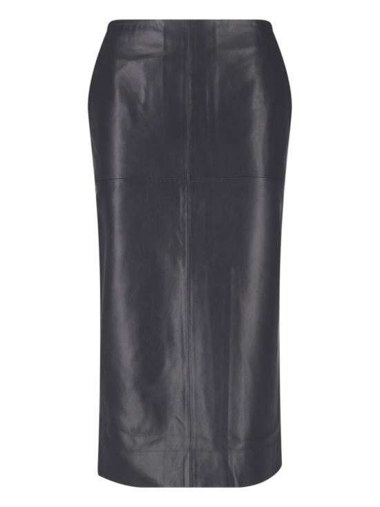 26FW 알마다 라벨 스커트 5319BL Black