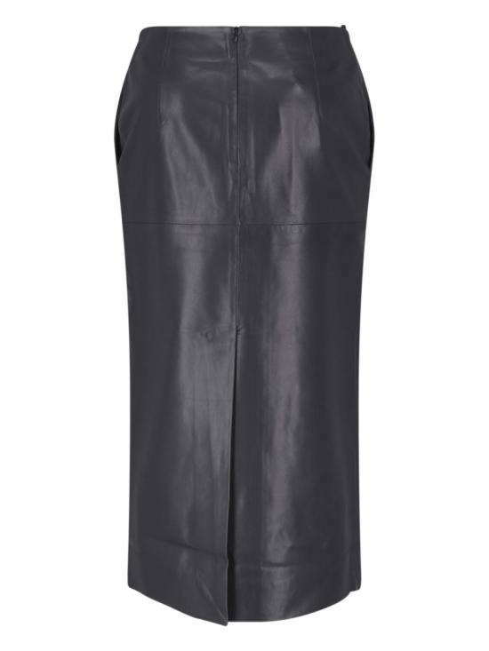 26FW 알마다 라벨 스커트 5319BL Black - ALMADA LABEL