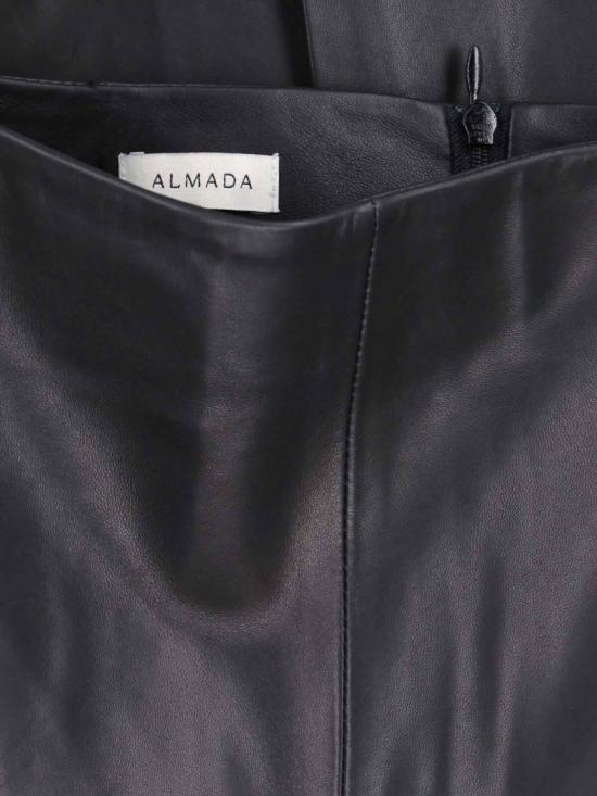 26FW 알마다 라벨 스커트 5319BL Black - ALMADA LABEL