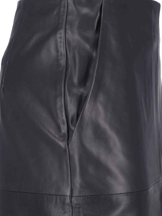 26FW 알마다 라벨 스커트 5319BL Black - ALMADA LABEL