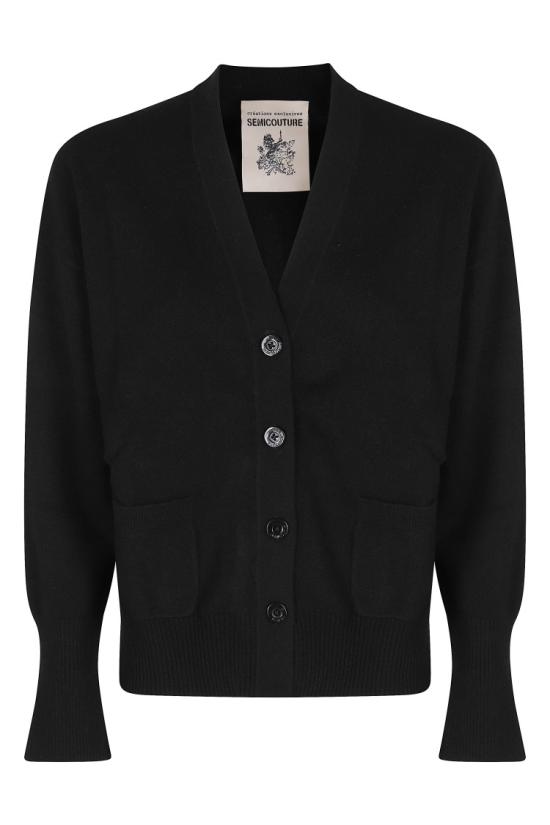 26FW 세미쿠튀르 니트웨어 Y6WD06 099 Black