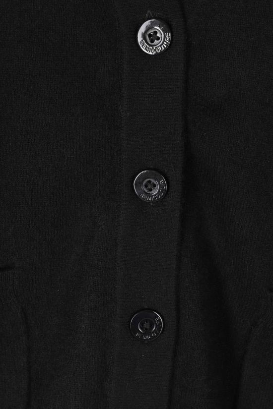26FW 세미쿠튀르 니트웨어 Y6WD06 099 Black - SEMI-COUTURE