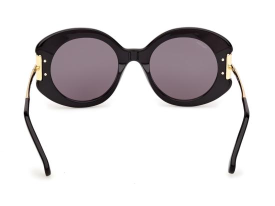 26SS 막스마라 선글라스 블랙 Mm0188 라지 라운드 아세테이트 - MAX MARA