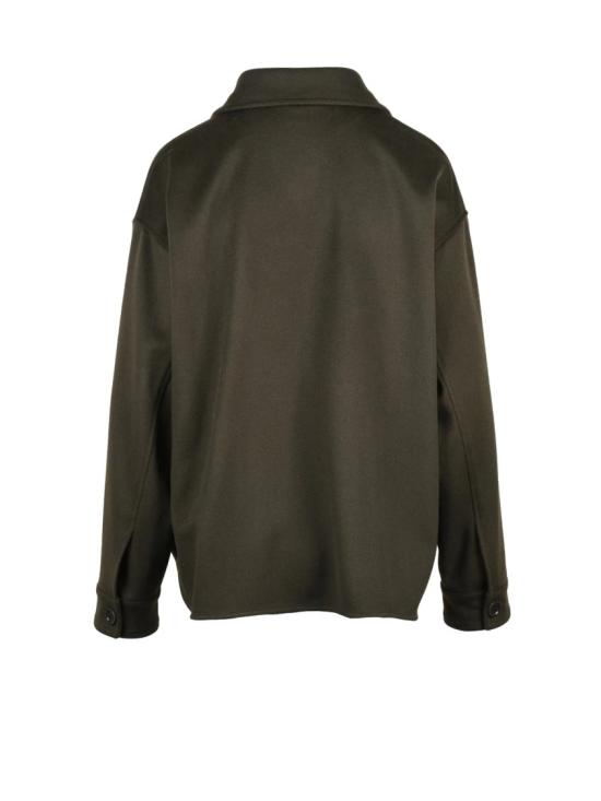 25FW 아스페시 자켓 넉넉한 핏의 버튼다운 울 코트 (실용적인 포켓 포함) - ASPESI