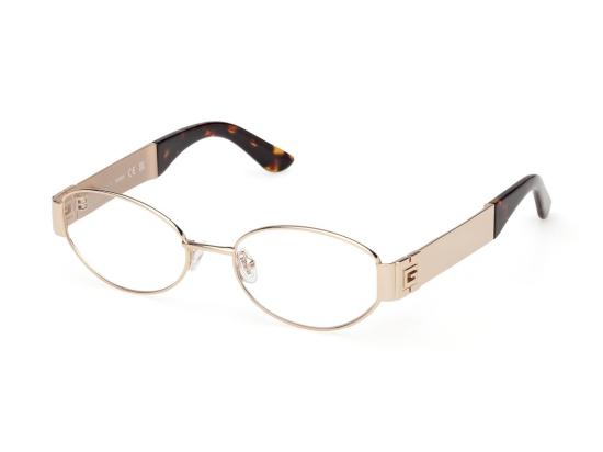 26SS 게스 안경 골드 Gu50314 원형 메탈 - GUESS