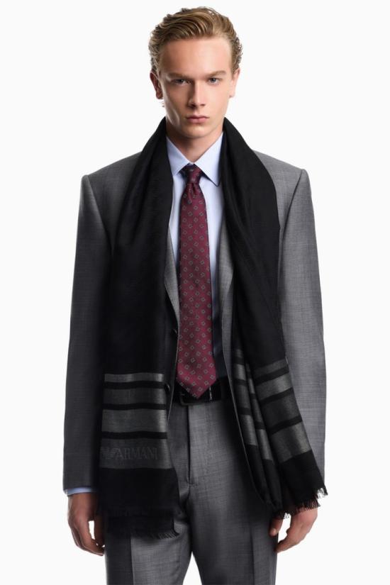 26FW 엠포리오 아르마니 머플러/스카프 805979794943810890000001 Black - EMPORIO ARMANI