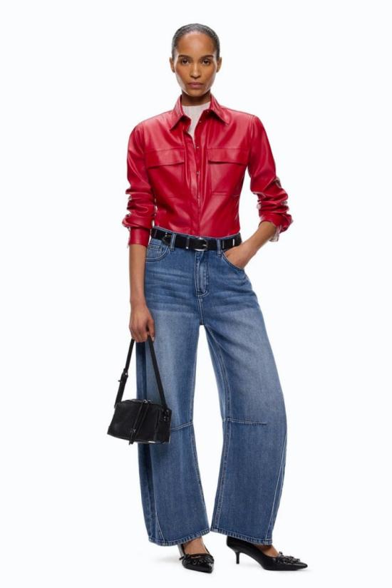 26FW 핑코 데님 8053177538717 Blue - PINKO
