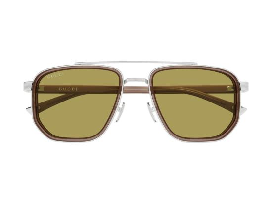 26FW 구찌 선글라스 메탈릭 실버 GG2073S 스퀘어 - GUCCI