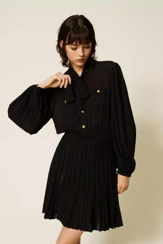 26FW 트윈셋 원피스 2101573049460 Black - TWINSET