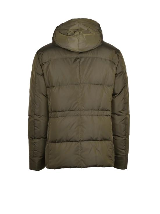 25FW 페트레이 자켓 재활용 다운 충전재를 사용한 기능성 밀리터리 그린 파카 - PEUTEREY