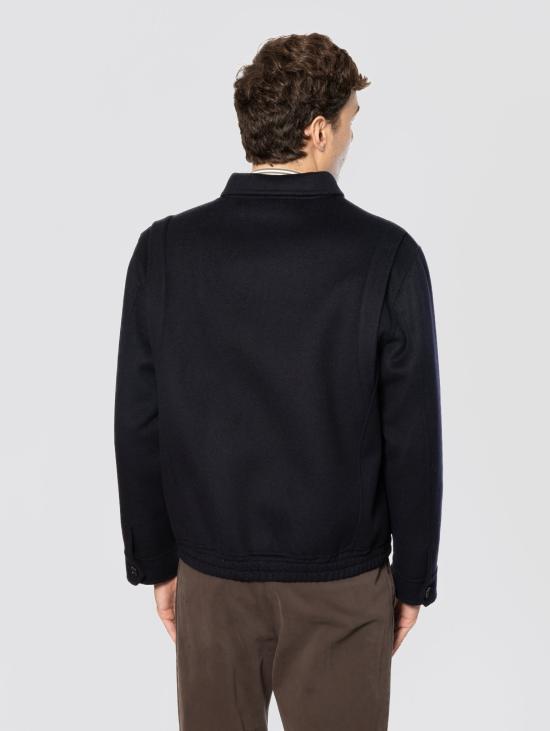 26FW 팔토 코트 Lana con Collo Camicia Blu의 폭격기 - PALTO`