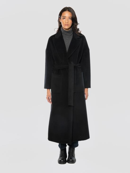 26FW 브레라스 밀라노 코트 Lana con Rever와 Lancia Nero의 카포토 룽고 - BRERAS MILANO