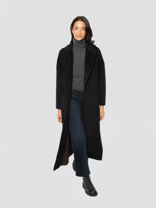 26FW 브레라스 밀라노 코트 Lana con Rever와 Lancia Nero의 카포토 룽고 - BRERAS MILANO