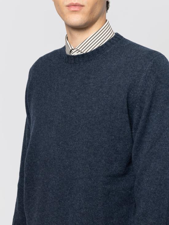 26FW 필리포 드 로렌티스 스웨터 Misto Cashmere Avio를 입은 라나 소재의 지로콜로 - FILIPPO DE LAURENTIIS