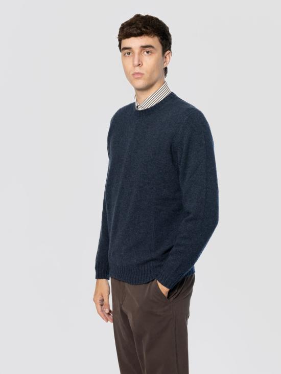 26FW 필리포 드 로렌티스 스웨터 Misto Cashmere Avio를 입은 라나 소재의 지로콜로 - FILIPPO DE LAURENTIIS