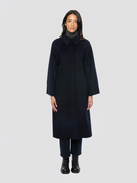 26FW 팔토 코트 Lana con Cintura Blu Navy 네이비 컬러의 Cappotto Lungo - PALTO`
