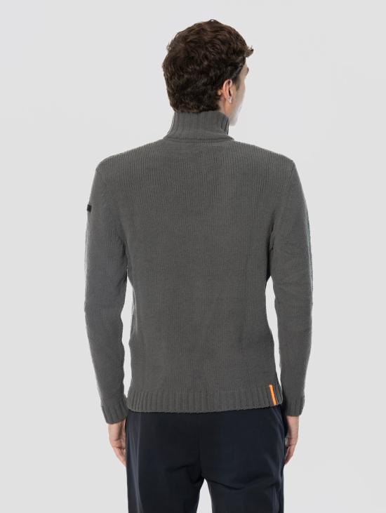 26FW 알알디 스웨터 Maglione Mezza 지퍼 스트레치 그리지오 - RRD