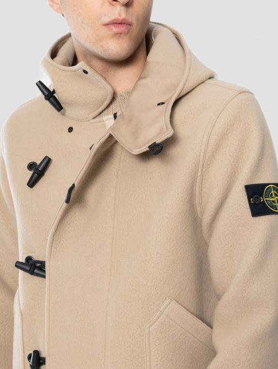 26FW 스톤 아일랜드 자켓 Panno di Lana e Cashmere Pesante Biscotto 파카 - STONE ISLAND