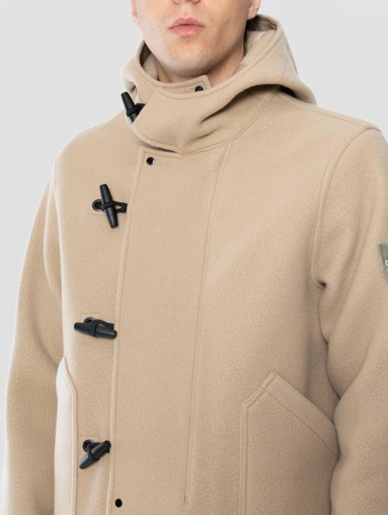 26FW 스톤 아일랜드 자켓 Panno di Lana e Cashmere Pesante Biscotto 파카 - STONE ISLAND