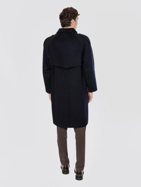 26FW 팔토 코트 Panno di Lana Blu의 트렌치 도피오페토 - PALTO`