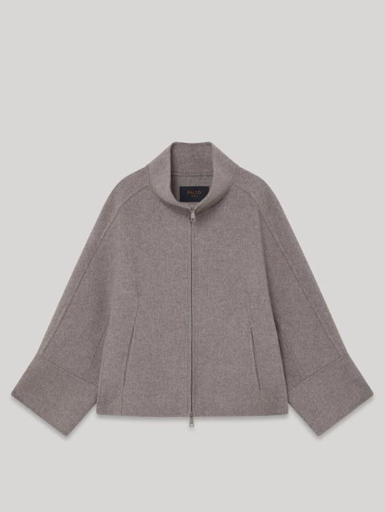 26FW 팔토 코트 Piedi Lorella Tortora의 Gicca Corta con Collo - PALTO`
