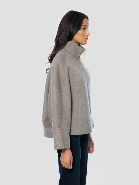 26FW 팔토 코트 Piedi Lorella Tortora의 Gicca Corta con Collo - PALTO`
