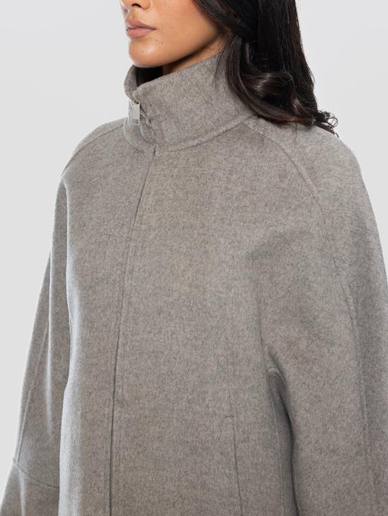 26FW 팔토 코트 Piedi Lorella Tortora의 Gicca Corta con Collo - PALTO`
