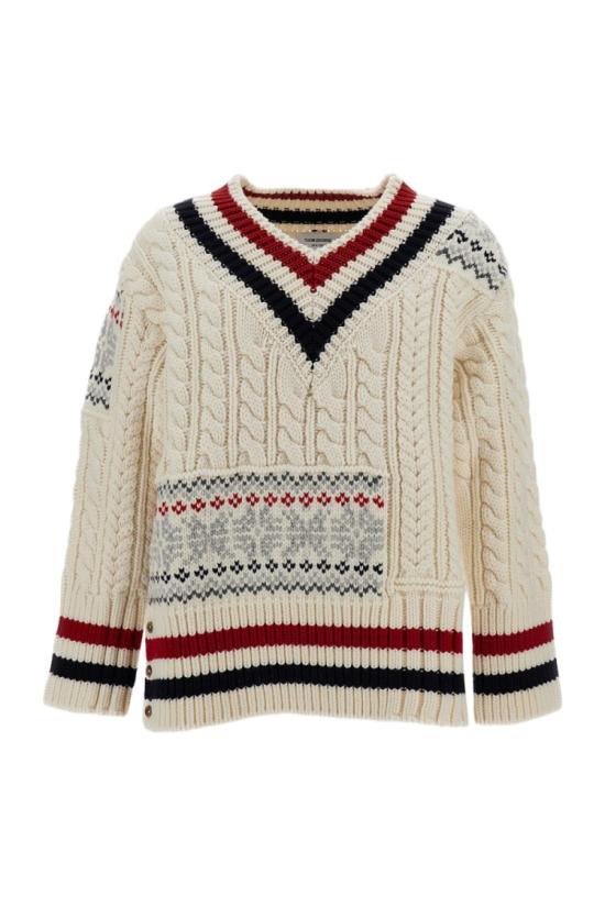 26FW 톰브라운 니트웨어 MKA596AY1005100 Neutrals