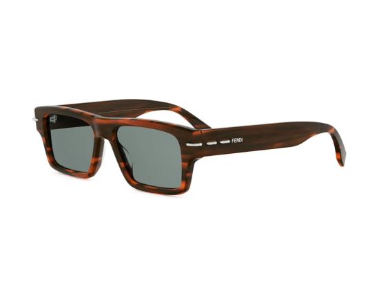 26SS 펜디 선글라스 호피무늬 Fe40215i 볼드 스퀘어 - FENDI