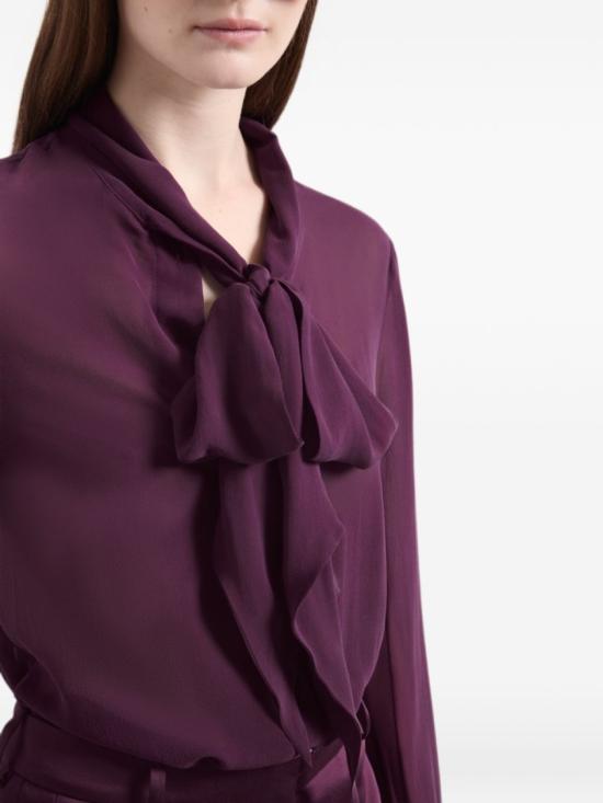 26FW 니나리찌 탑 26ACTO001 SE1417 U3139 Purple - NINA RICCI