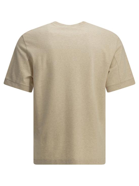 26FW 자크뮈스 반팔 티셔츠 Le Montaigne Mc 티셔츠 베이지 - JACQUEMUS