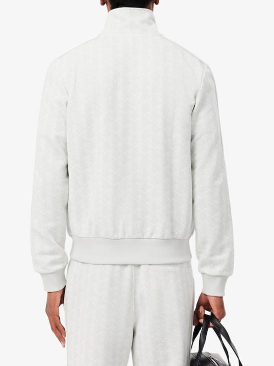 26FW 라코스테 모노그램 집업 스웨트셔츠 SH13684IW White - LACOSTE