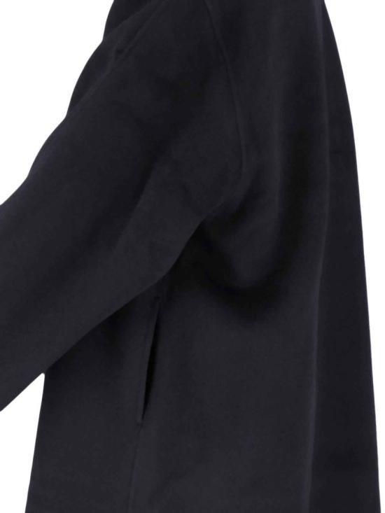 26FW 알마다 라벨 코트 6511BL Black - ALMADA LABEL