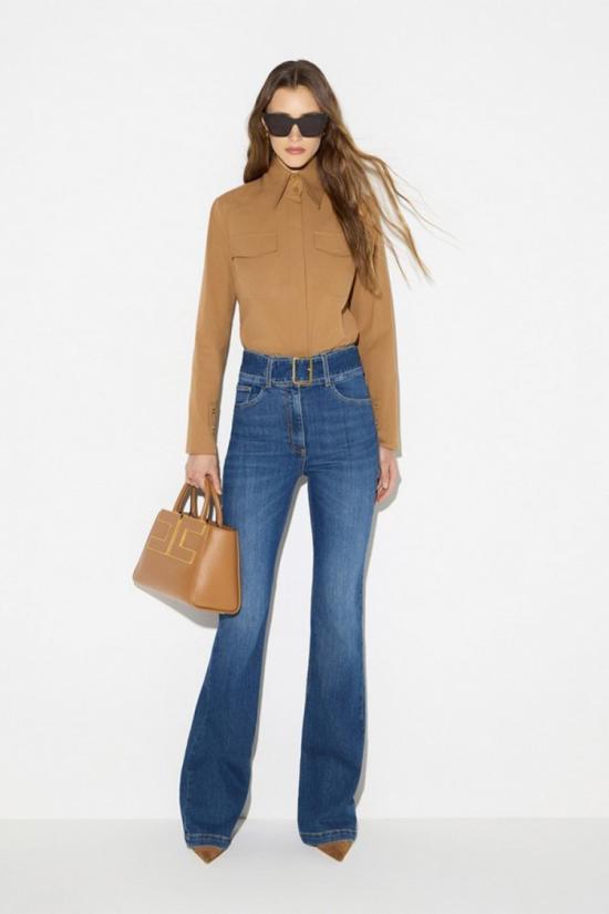 26FW 엘리자베타프랜치 데님 PJ13D66E210425 Blue - ELISABETTA FRANCHI