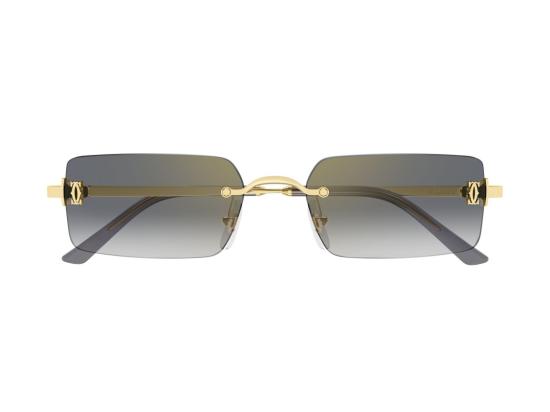 26FW 까르띠에 선글라스 골드 Ct0672s 무테 스퀘어 그라데이션 - CARTIER